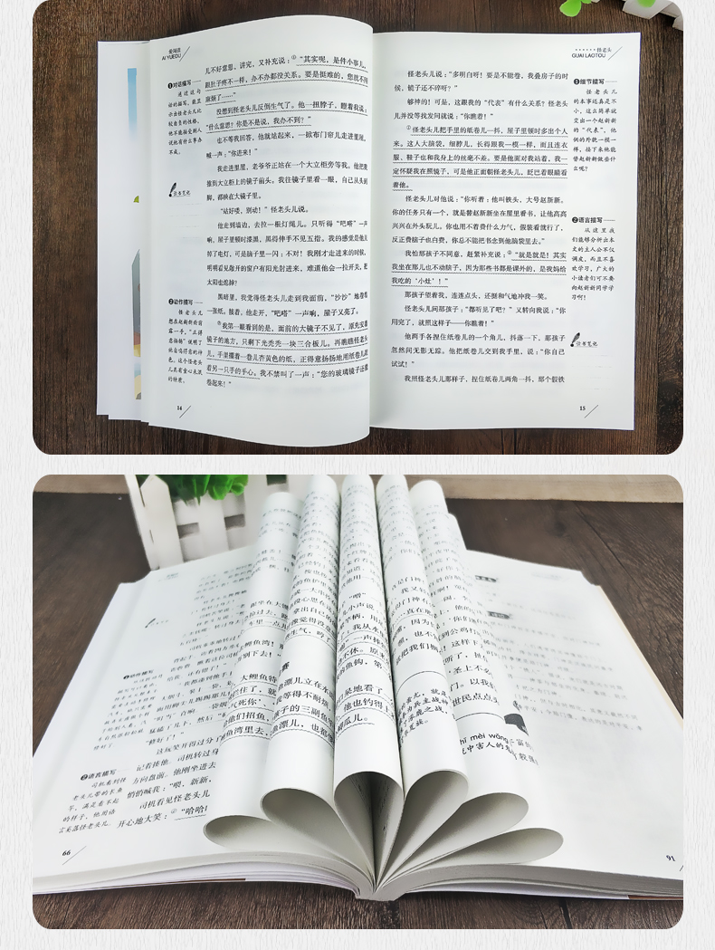 全套四本正版怪老头宝葫芦的秘密大林和小林稻草人无障碍怪老头儿小学三四五六年级10-12-15岁中小学生课外阅读书籍世界名著as