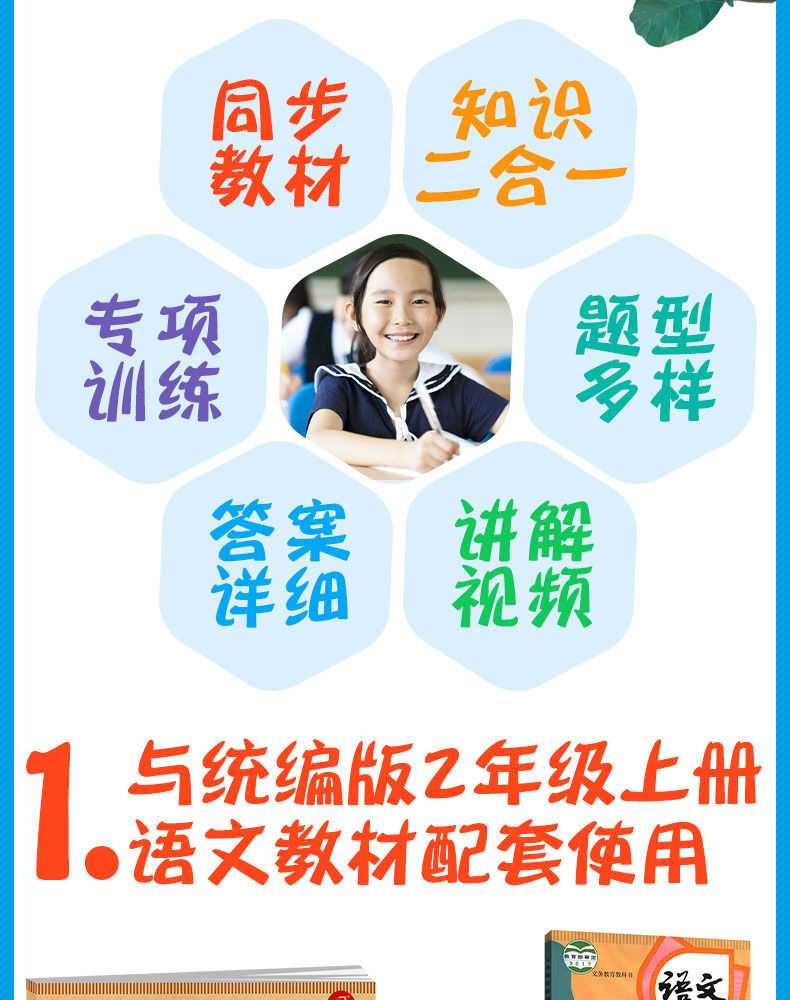 小帮手专项同步卷：阅读理解+课文内容填空 语文 2上 开心教育 广东人民出版社