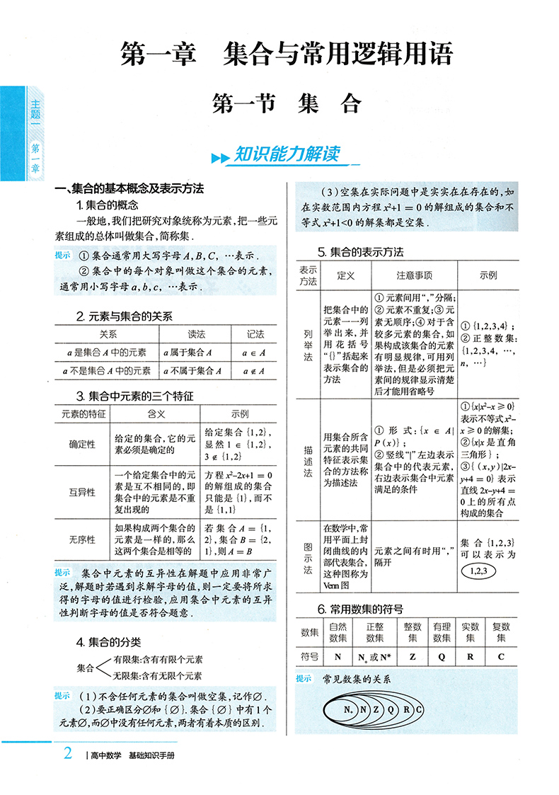 2021年新版 金星教育 高中数学基础知识手册 第二十五次修订高考数学复习讲义知识大全高一高二高三辅导资料书