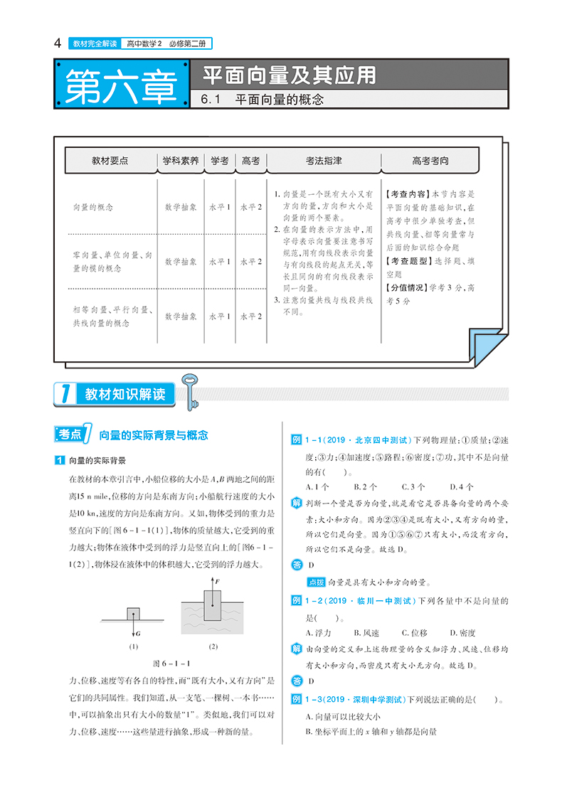 【新教材】2021新版王后雄学案教材完全解读高中数学2必修第二册人教A版RJSX-A 新高一同步全解辅导书预习复习初升高资料书练习册