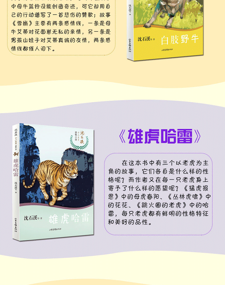 沈石溪十二生肖动物小说全套12册 最后的马王 雄猴的战争 小学生中学生课外阅读书籍少年儿童6-9-12-15周岁故事读物沈石溪的书全集