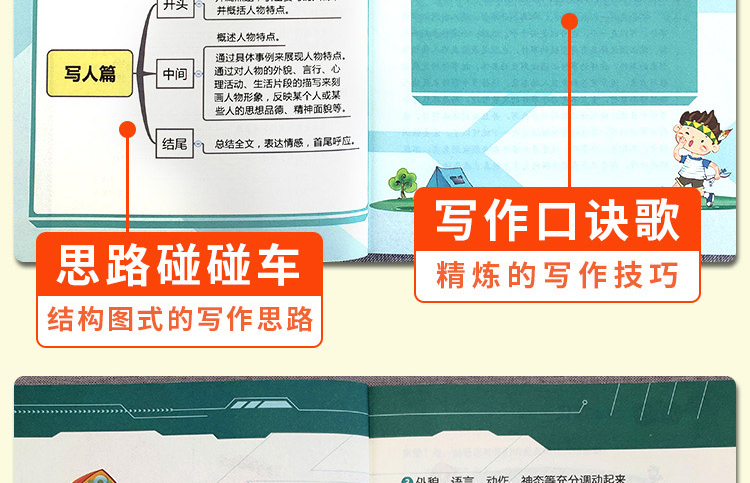 全4册老师推荐小学生满分作文正版包邮优秀作文书素材辅导书小学生作文大全书3456年级8-9-10-11岁适用作文提升阅读作文能力宝典