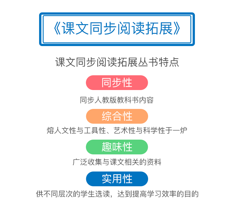 小学语文课文同步阅读与拓展五年级上册 2020人教版 小学课本同步5上训练配套语文教材阅读拓展阅读理解专项训练辅导书