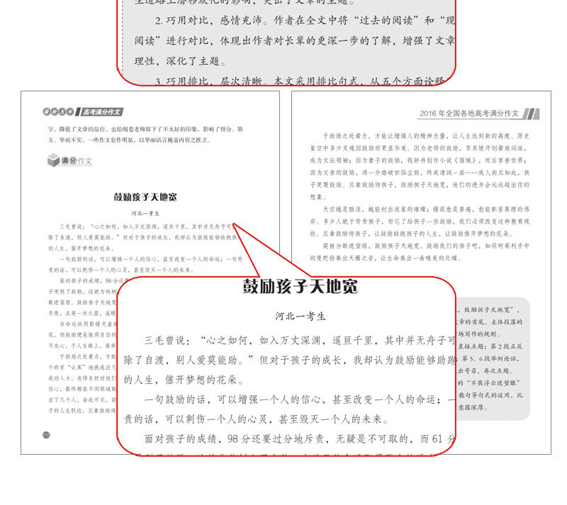 正版  最新五年高考满分作文 五年高考满分作文大全高中生作文素材大全素材热点驱动高中生作文书