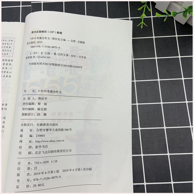 2020年新版5年中考满分作文+英语满分作文2016-2019素材精选初中版七年级八九年级优秀作文书大全中学生初一初二初三最新五年语文