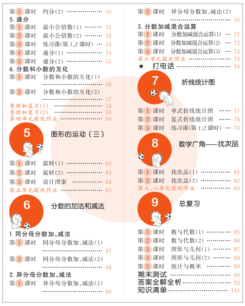 2020春最新版53五三天天练五年级下册语文数学人教部编版同步训练练习册小学数学思维训练五年级下册含答案全解全析小儿郎53天天练