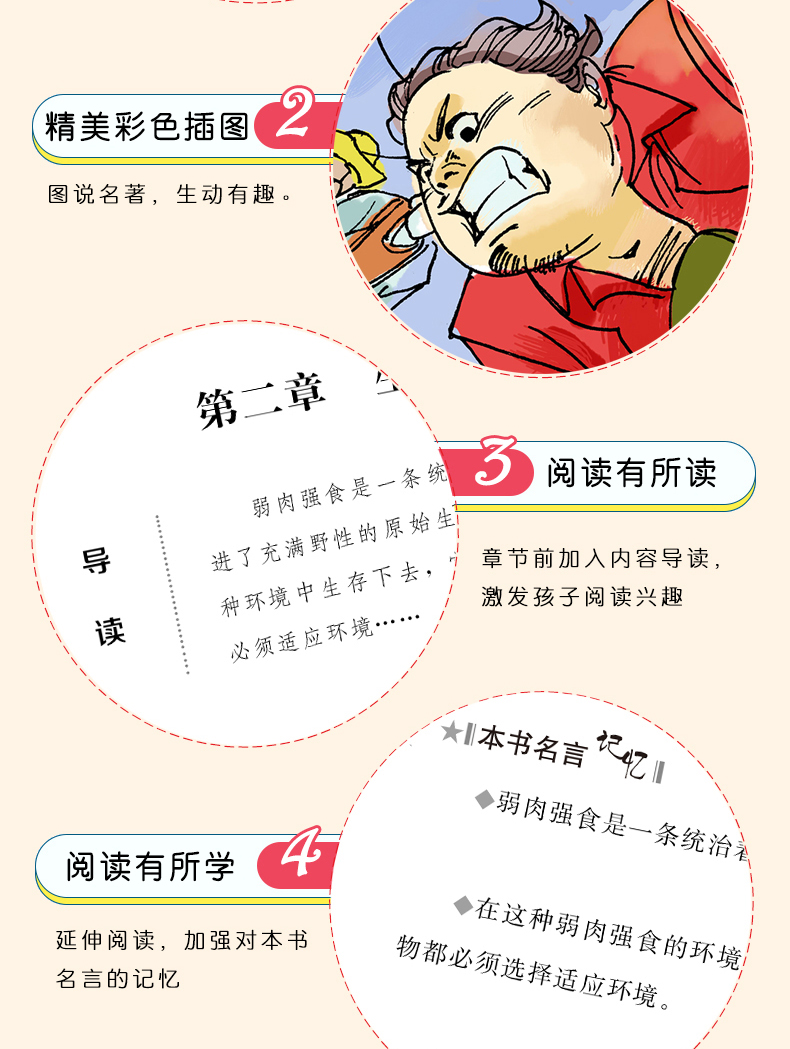 荒野的呼唤原著正版图书 无障碍阅读版 小学生课外阅读书籍 三四五六年级课外书必读经典书目儿童文学故事读物6一12岁畅销书智慧熊
