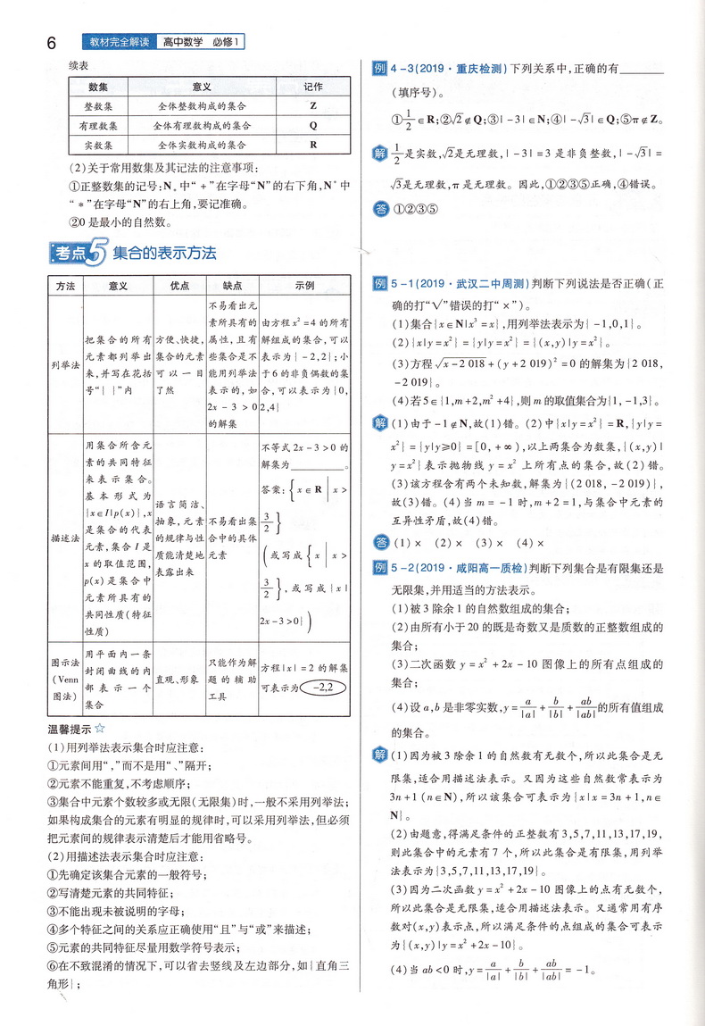 2021新版王后雄学案教材完全解读高中数学必修一北师大版BSDSX高一数学必修1同步全辅导书复习初升高预习资料书练习册
