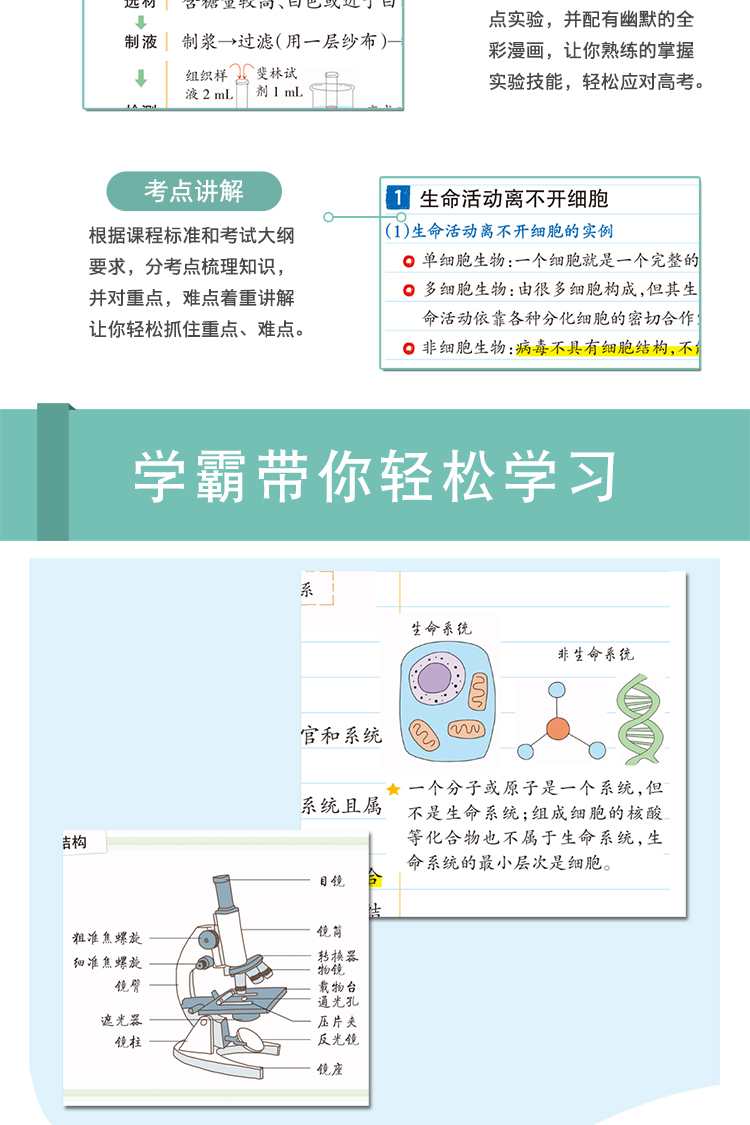 学霸笔记初中物理2021新版初二初三八九年级物理辅导资料书pass图书漫画图解全彩版上下册初中学霸笔记人教版中考物理提分笔记