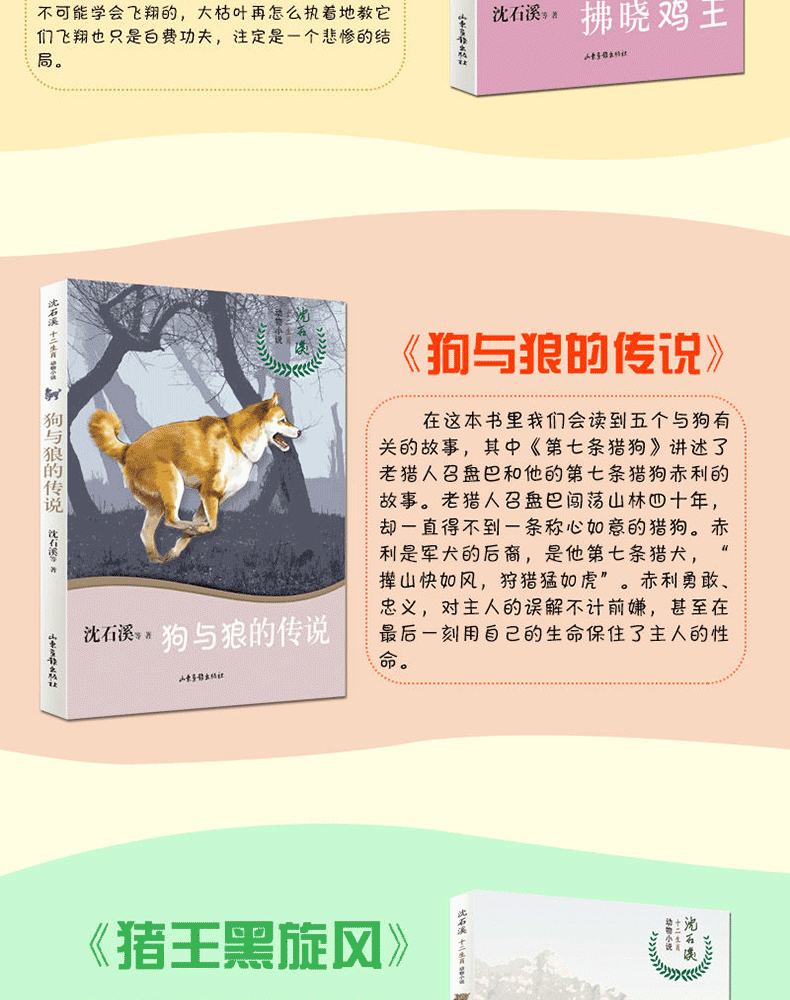 沈石溪十二生肖动物小说全套12册 最后的马王 雄猴的战争 小学生中学生课外阅读书籍少年儿童6-9-12-15周岁故事读物沈石溪的书全集