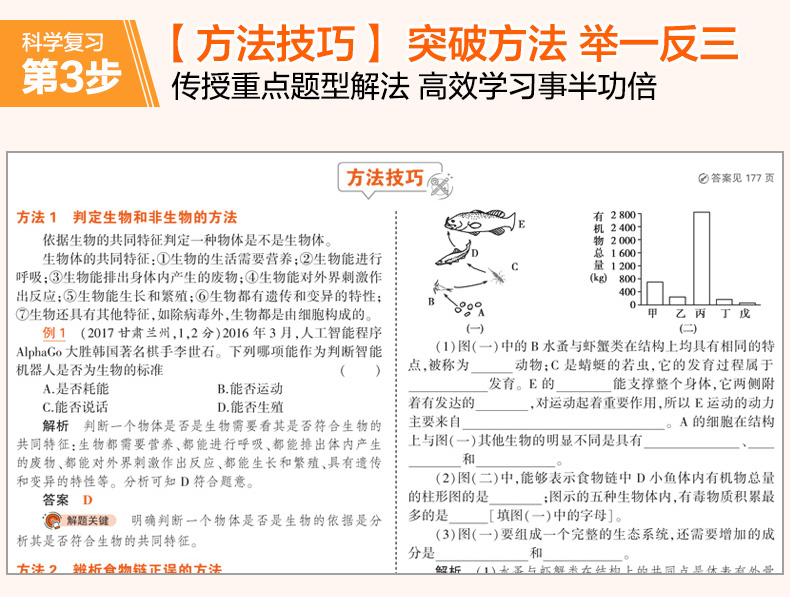 2020新版五年中考三年模拟生物 5年中考3年模拟生物全国版中考生物会考总复习资料书 初中生物中考练习册 53中考生物 五三中考生物