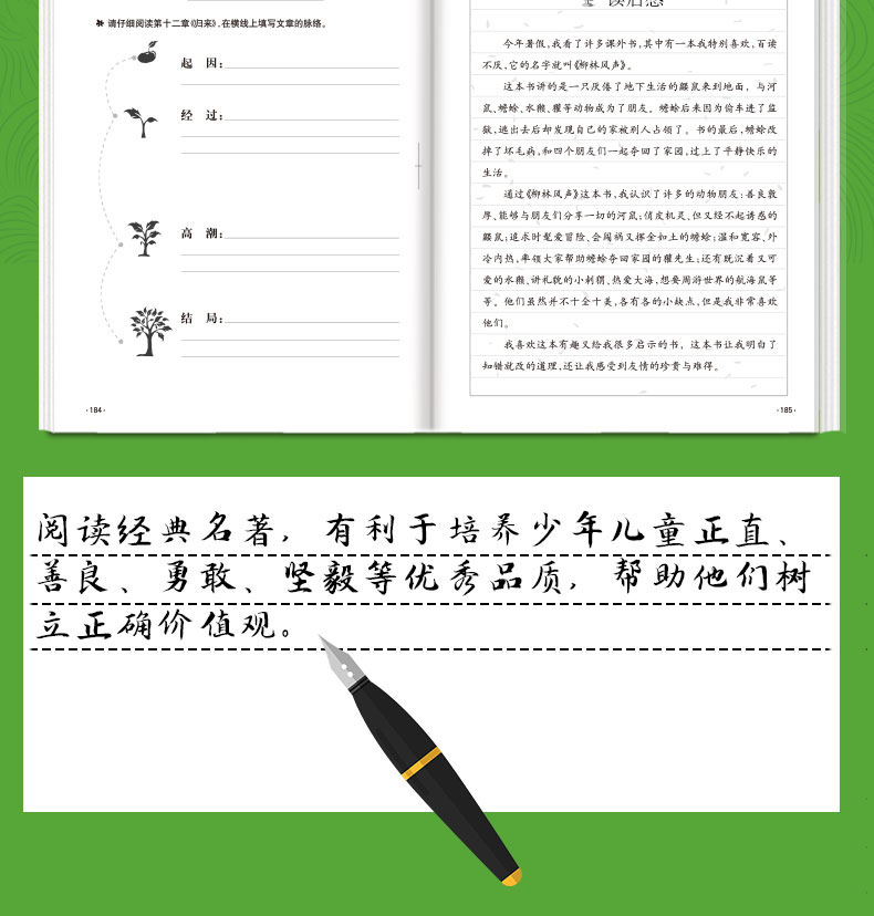 柳林风声正版书 语文教材指定阅读书目 小学生课外阅读书籍三四五六年级必读经典书目老师推荐青少年儿童文学故事书畅销书籍TZ