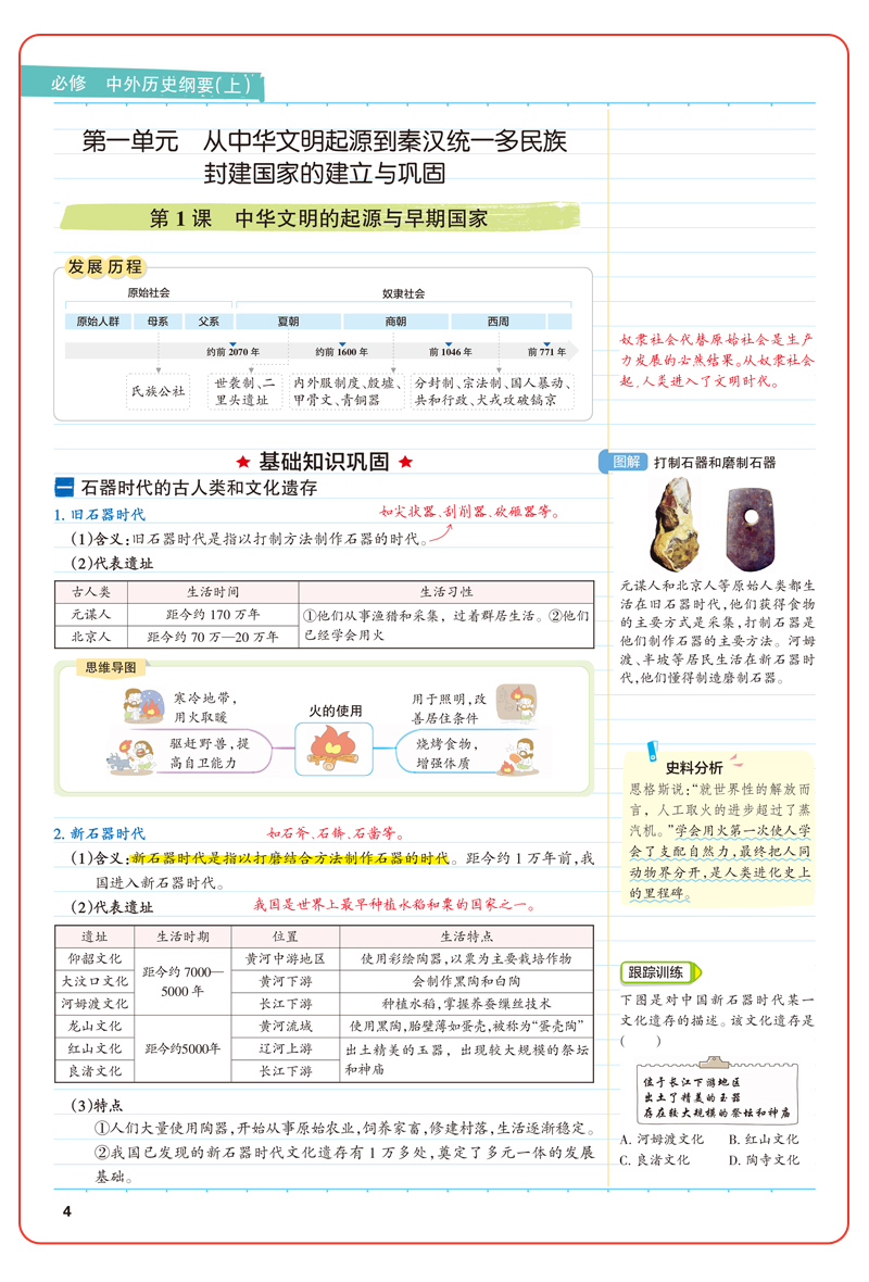 【2021新高考历史】新教材高中学霸笔记 必修上下册选择性必修第1 2 3册历史知识点梳理精讲贯通知识点大全高一二三辅导资料书大全
