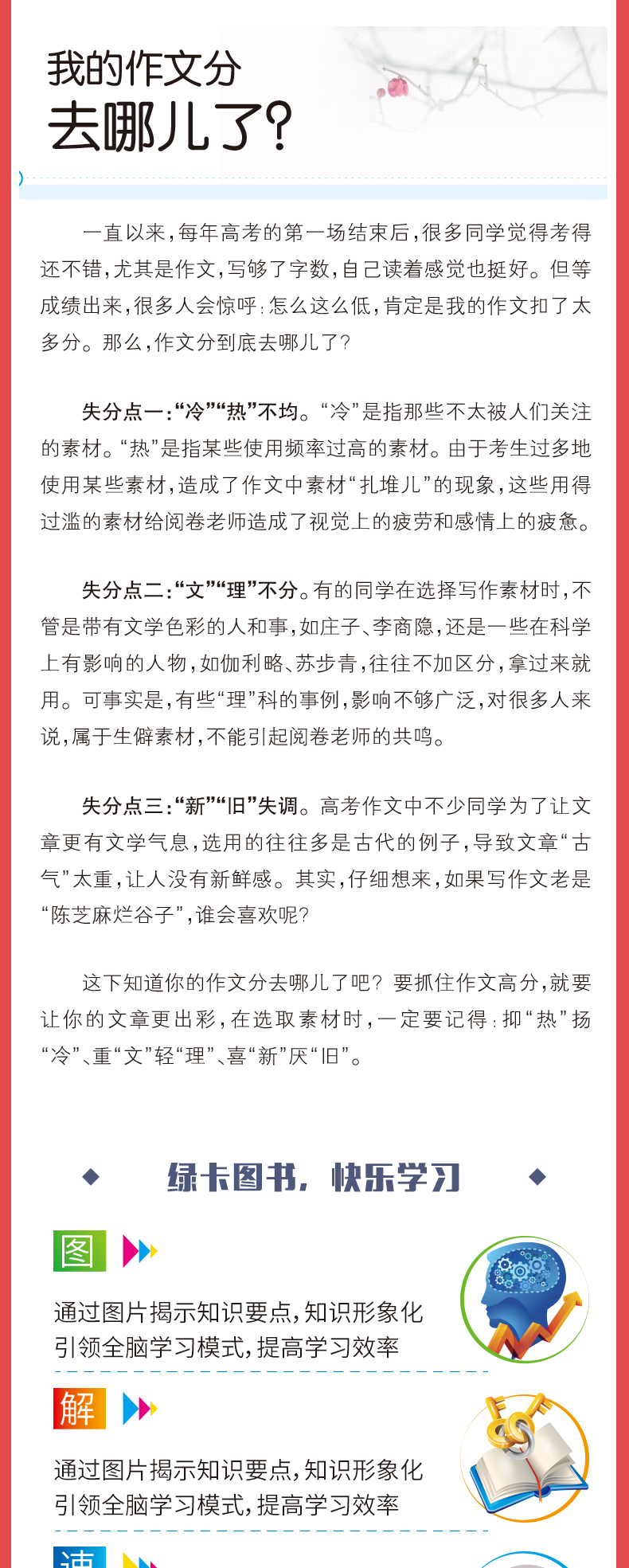 高中作文必备万能模板+高中生作文万能素材 2020年新版高一高二三高考2020语文高考版优秀满分作文大全热点范文书资料