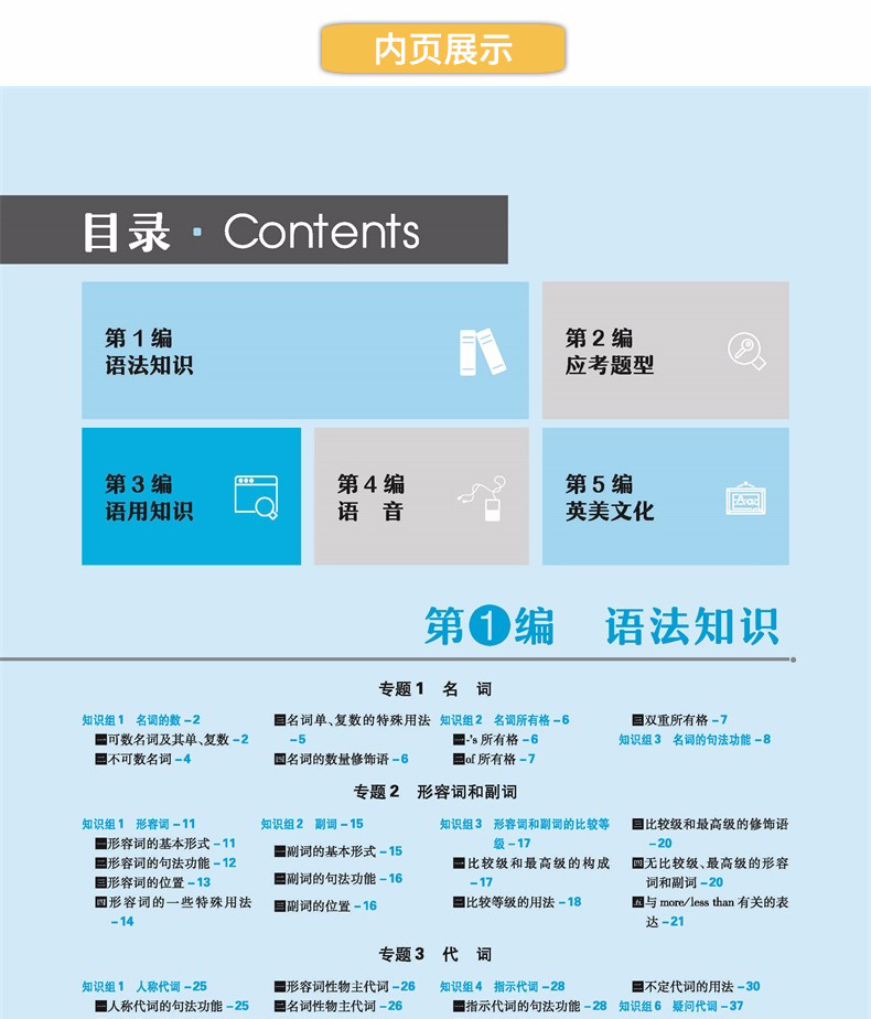 【2021全国版 英语】 高中高考资源库英语教材考试知识点 高中语法大全 英语基础知识手册高一高二高三新考纲一轮复习资料教辅书