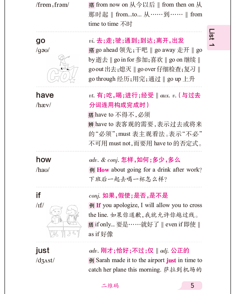 高考词汇口袋书】pass绿卡图书 高考英语词汇乱序版 高考英语单词3500词汇 漫画图解高考英语词汇随身备小本乱序版抗遗忘词汇必备