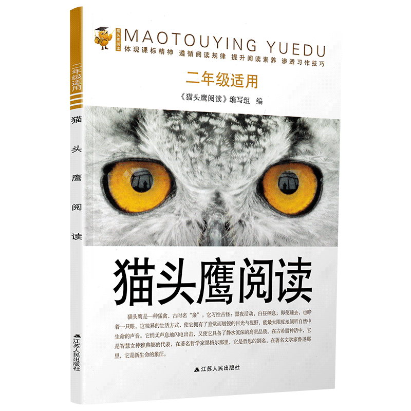 猫头鹰阅读 二年级上下册课标通用版 小学生2年级语文课外现代文阅读指导训练 班主任推荐课本学习阅读作文技巧练习册教辅资料书