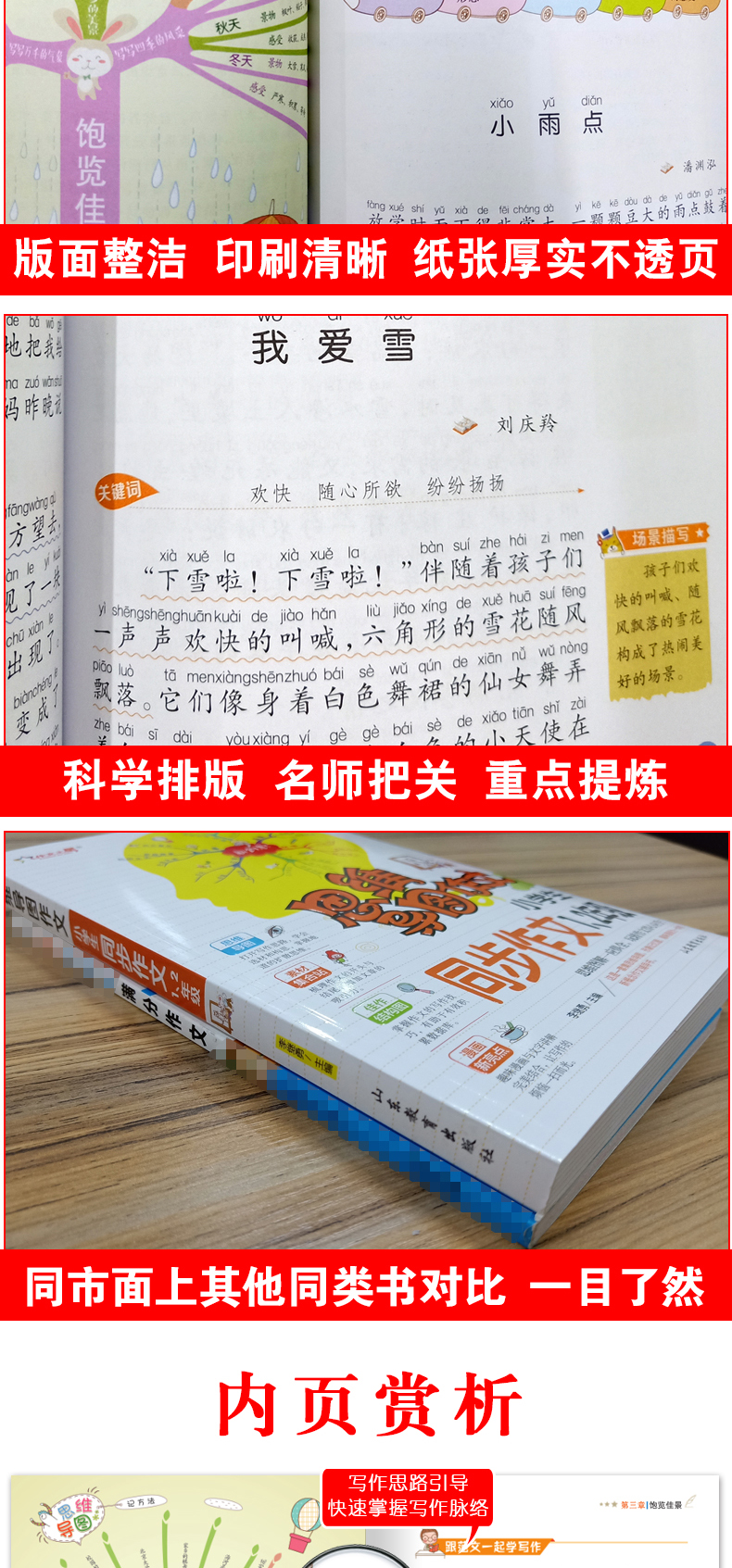 思维导图作文法 小学生看图说话写话+小学生同步作文1-2年级 小学生作文起步辅导书籍 一年级二年级同步作文 看图说话写话训练