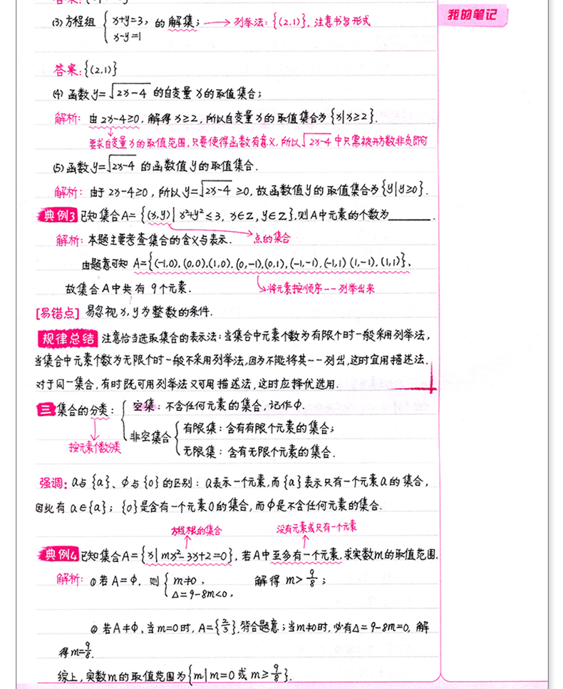 【九科任选】2021新版衡水中学状元手写笔记高中数学生物物理英语文化学政治历史地理科高一高二高三通用高考重点总复习资料辅导书