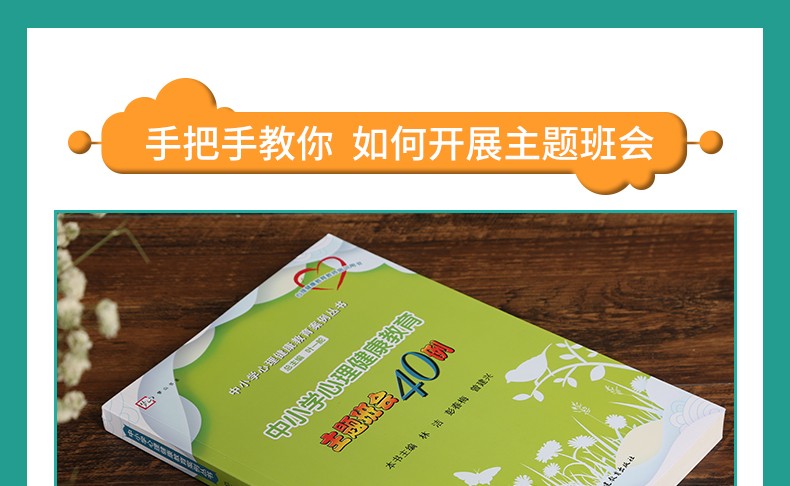 中小学心理健康教育主题班会40例 心理健康教育教师培训用书 中小学心理健康教育案例