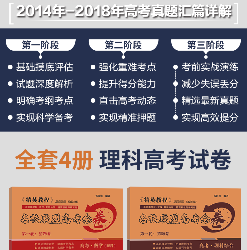 2020版理科高考模拟试卷 理科综合-语文-英语-数学试卷 高三高中理科复习资料
