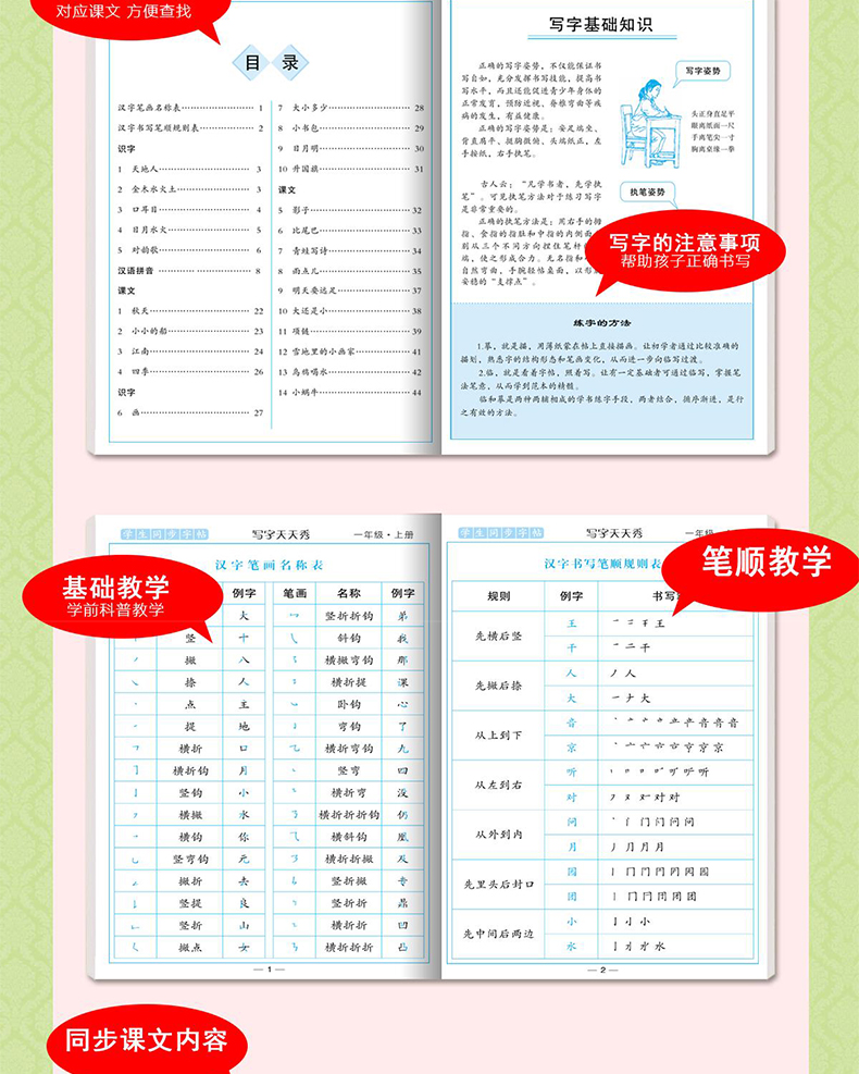 2020新版 天天秀字帖-五年级上下两册 小学生写字帖语文辅导书籍正版 中小学生基础训练儿童练字本正楷铅笔硬笔书法临摹楷体练字帖