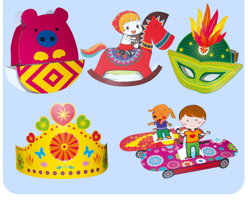 正版 幼儿趣味小手工(3-7岁适用共6册) 手工剪刀 儿童 安全剪3-6岁幼儿手工0-3岁 早教 智力开发儿童剪纸手工书折纸立体手工大全