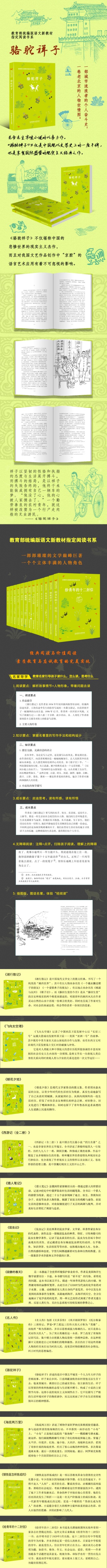 正版RT 骆驼祥子 老舍 中小学教辅 中小学阅读 课外阅读 北京理工大学出版社 9787568264600