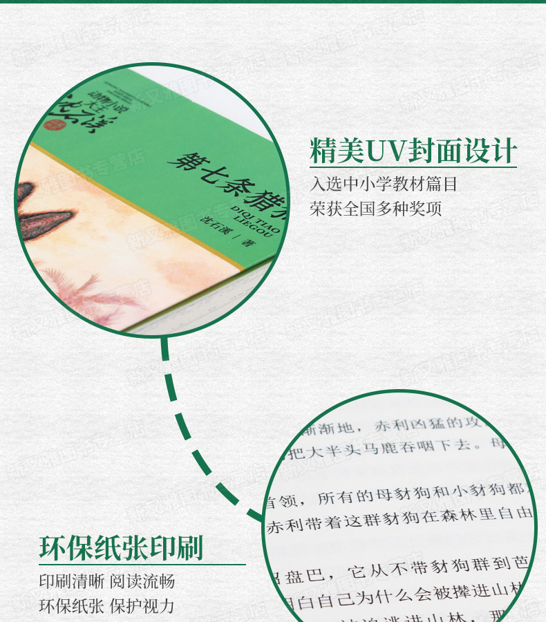 第七条猎狗 沈石溪动物小说全集系列单本正版 小学生课外阅读书籍三四五六年级课外书班主任推荐必读儿童故事读物6-12周岁10-15岁