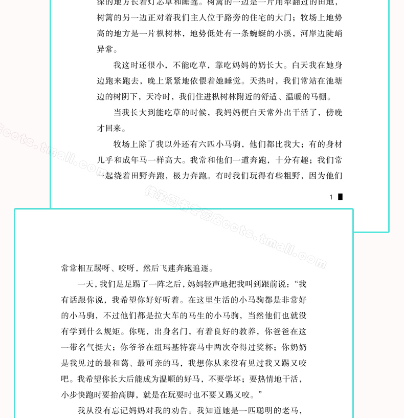 黑骏马书籍正版西韦尔著中文中小学生指定阅读课外书三四五六七年级8-9-10-12-15岁儿童文学囯际大奖动物小说初中生课外书