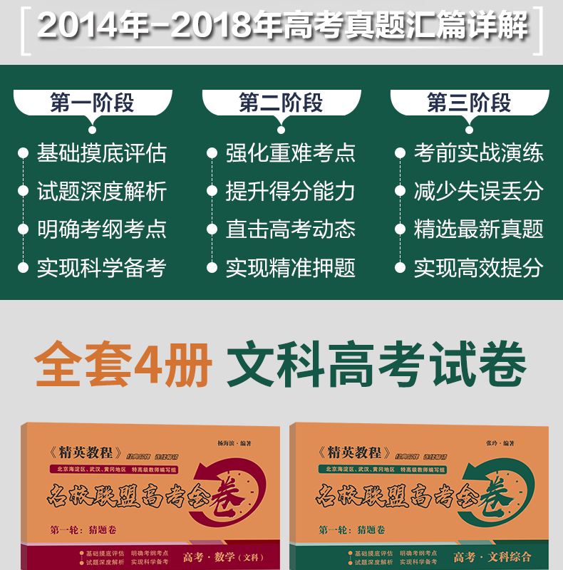 2020版文科高考模拟试卷 文科综合--语文-英语-数学试卷 高三高中理科复习资料