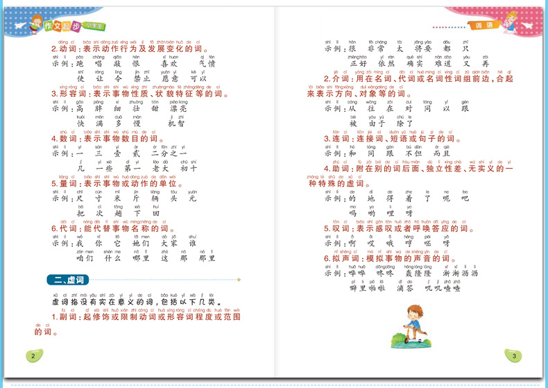 小学生注音版作文书1-2-3年级三年级作文教辅大全二年级优秀作文好词好句好段一年级看图说话写话训练辅导注音小学生黄冈作文素材