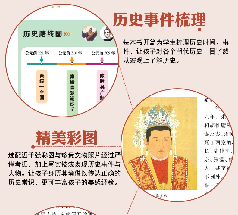 正版中华上下五千年全套6册青少年版8-10-12-15岁少儿图书三年级课外书必读中国历史故事书籍小学