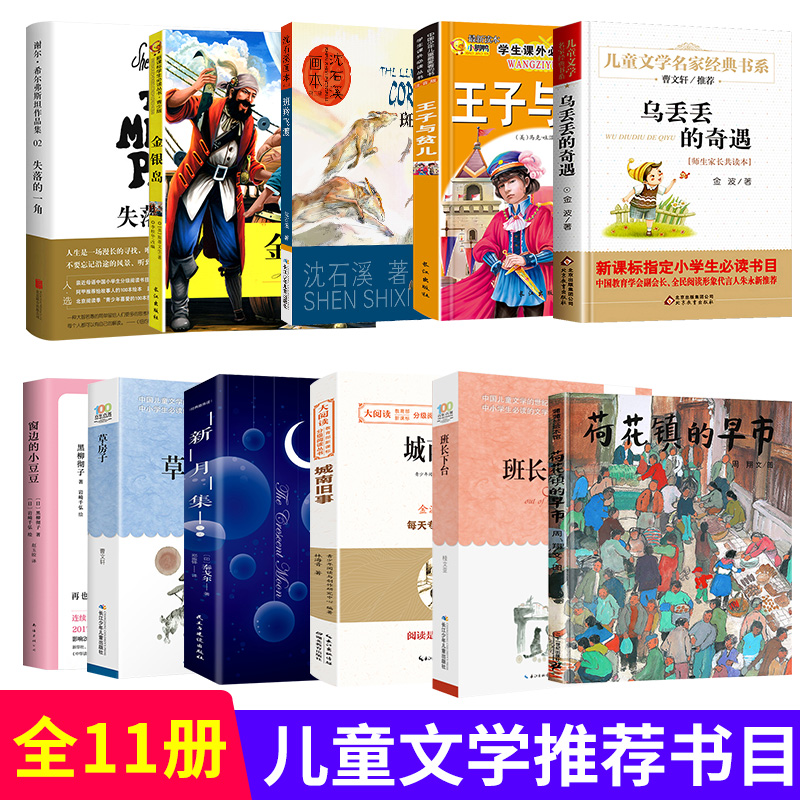 老師推薦11冊五年級課外書必讀經典書目全套學校指定課外閱讀書籍窗邊