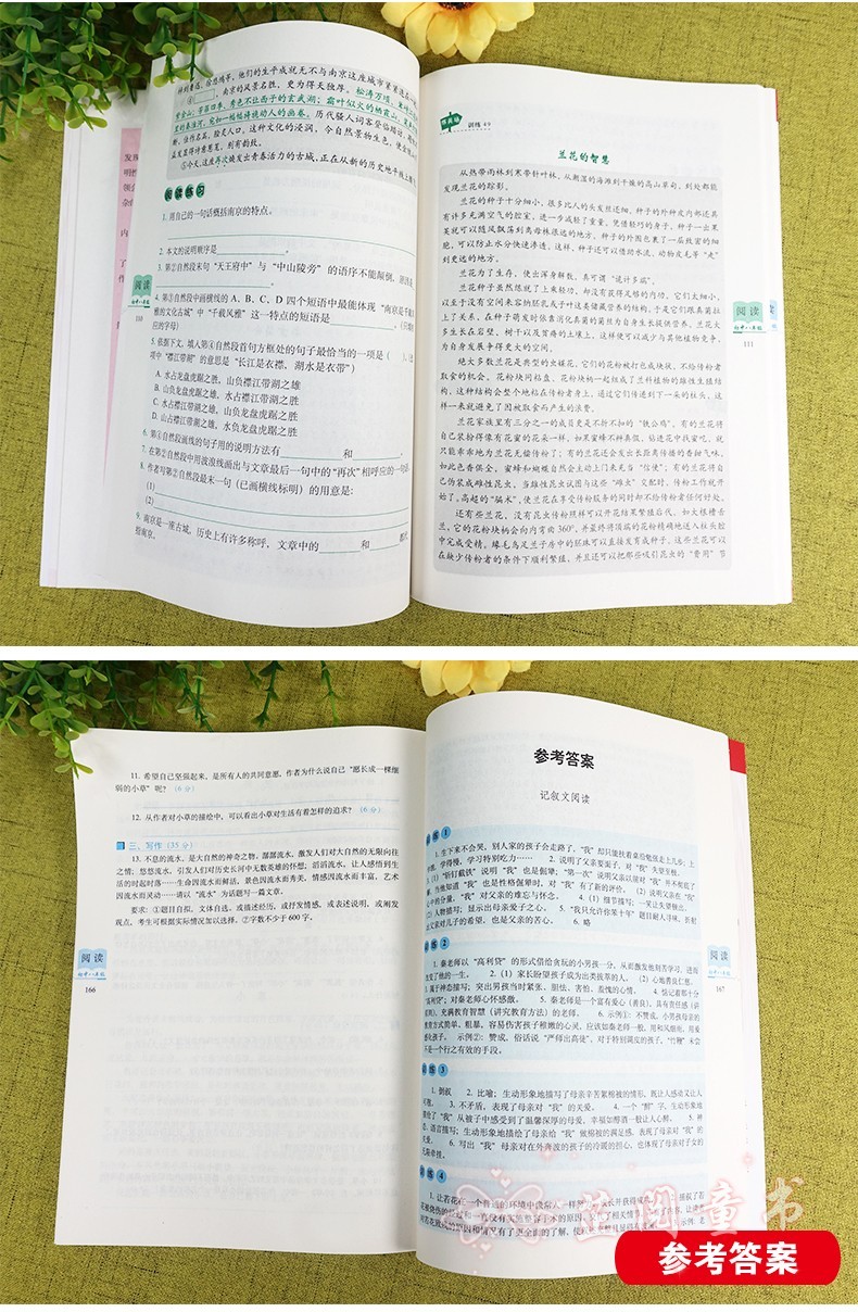白金版 初中语文阅读训练80篇 初一初二初三初中789年级语文阅读训练练习题 适合各种语文课本