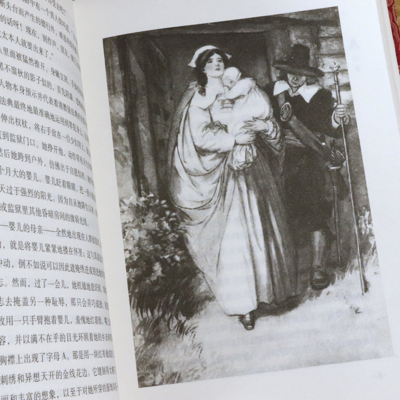 红字 (插图典藏本)纳撒尼尔霍桑著黄水乞译世界名著中文版原版原著