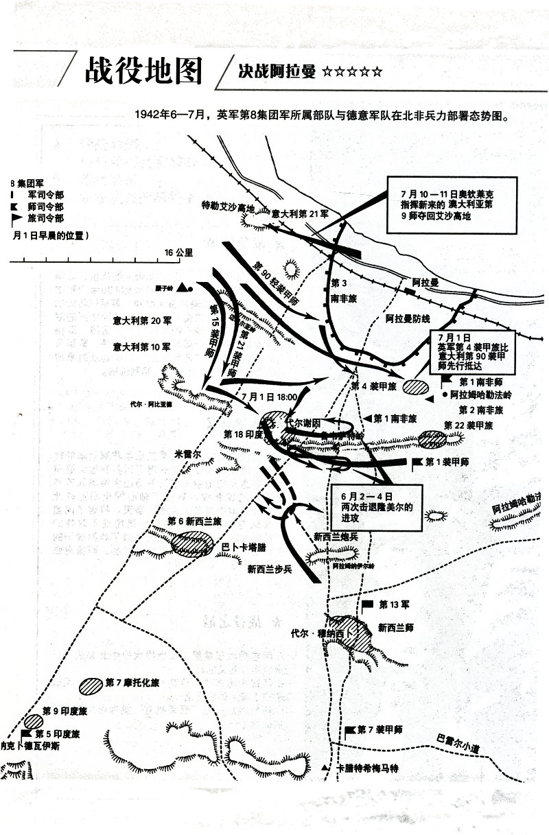 决战阿拉曼 再现二战时期书籍隆美尔指挥的战役战时文件全过程书籍