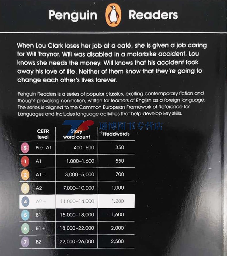 企鹅兰登YA小说分级读物8册Penguin Reader Level 4-5-6-7 遇见你之前  英文原版 傲慢与偏见 英文版青少年文学 英语分级阅读书籍