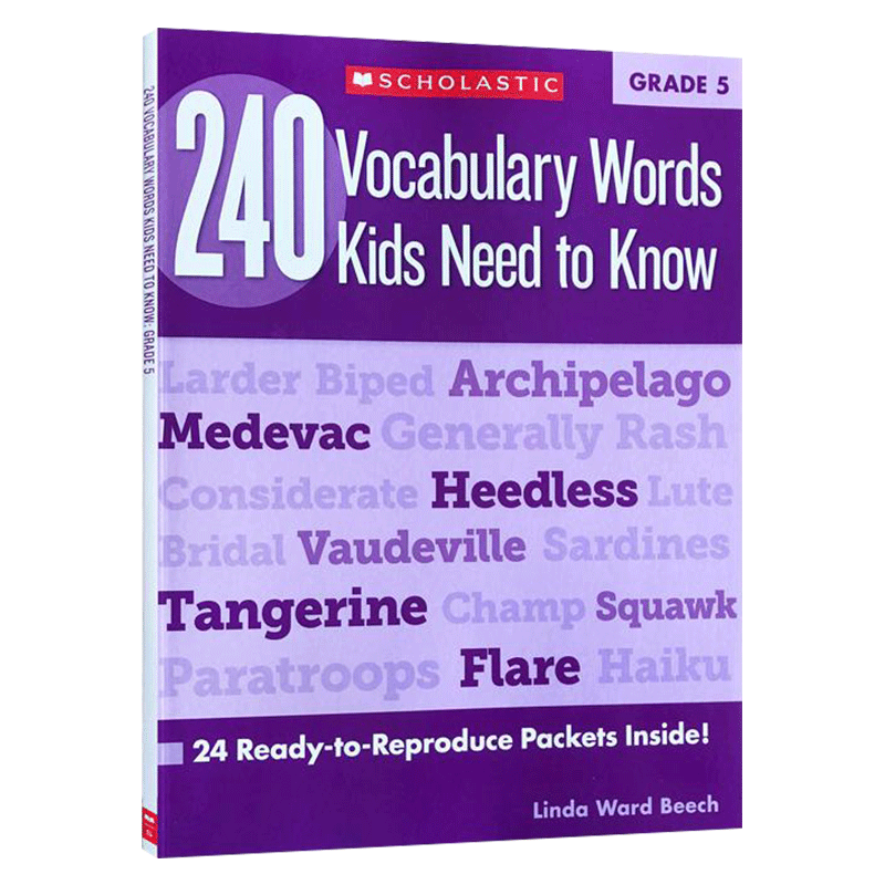  240 240 Vocabulary Words Kids Need To Know Grade 5 