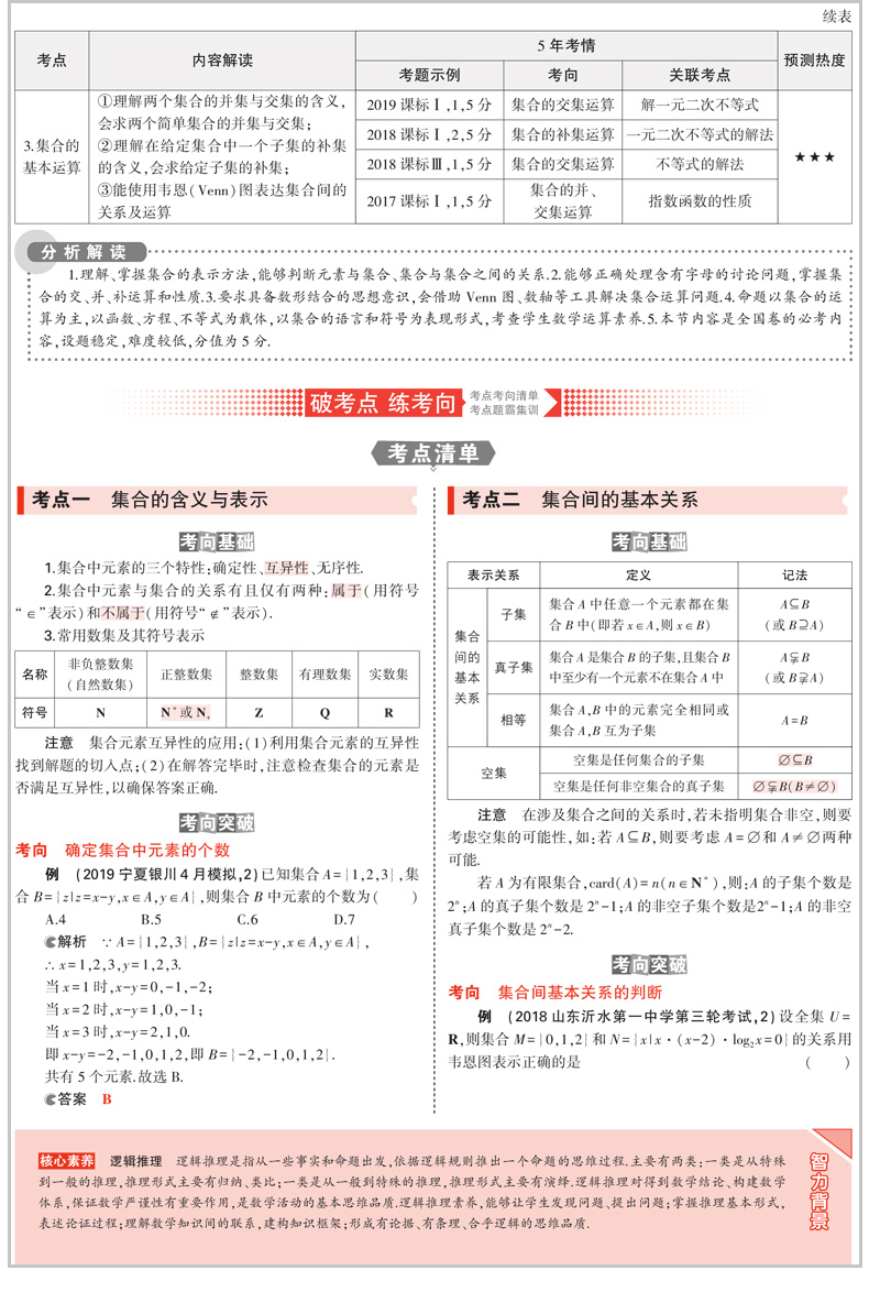 2021版 五年高考三年模拟高考理数a版 新课标全国卷 5年高考3年模拟理科数学A版 高三数学一轮