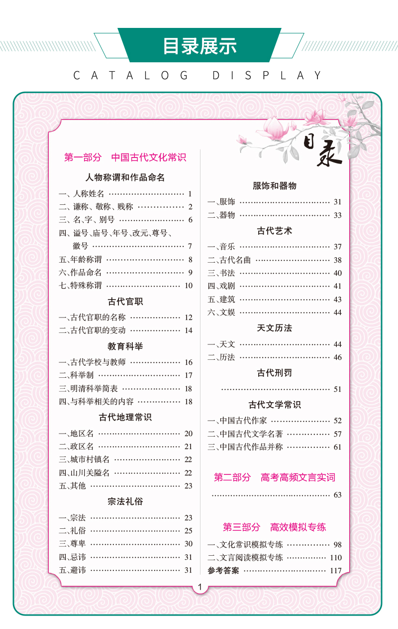 2021全新正版 PASS绿卡 晨读晚练 古代文化常识 必考知识速记 点对点专项训练 文化文学常识