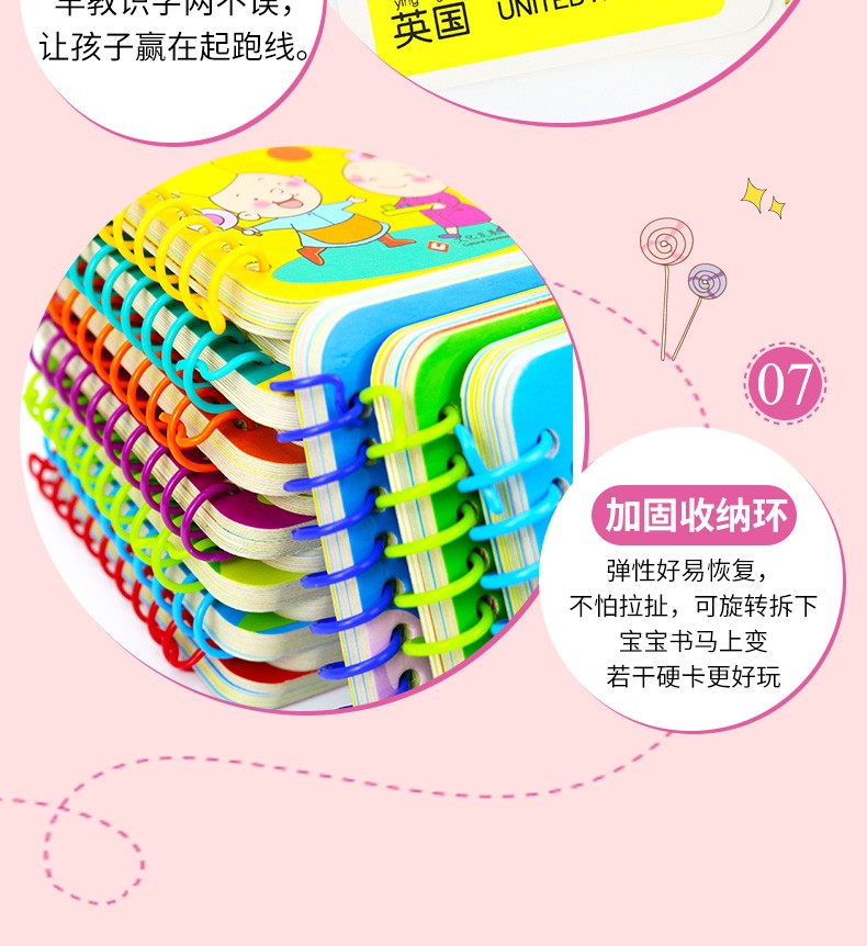 幼儿撕不烂启蒙早教书翻翻书两岁儿童绘本婴儿宝宝书籍 0-1-2-3岁看图识物动物认知卡片认字识字拼音