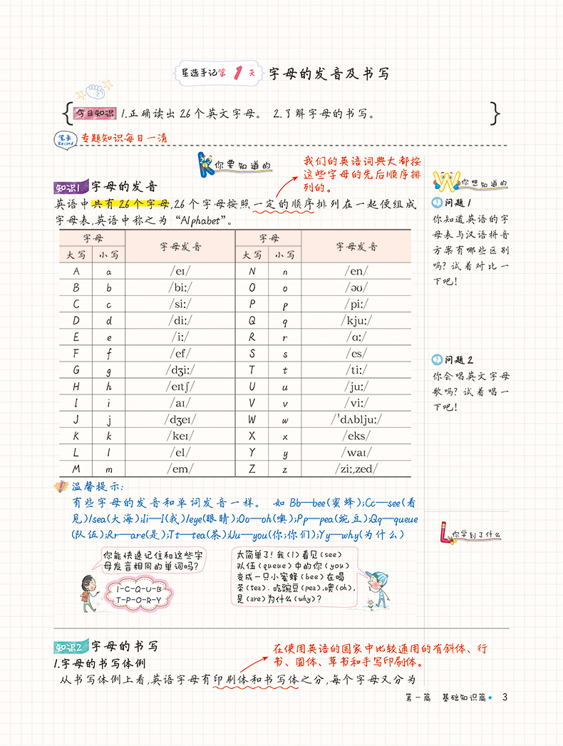 【送赠品】2020版星选手记小学英语 小升初毕业总复习知识清单大全 名校精选真题 笔记侠