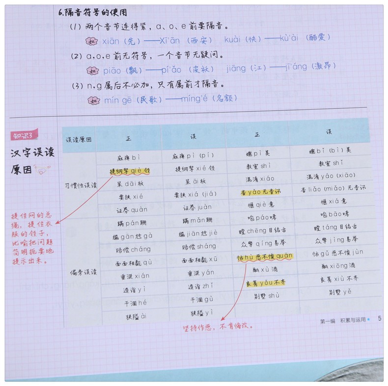 2020新版 星选手记初中语文 初一二三知识大全清单初中七八九年级中考总复习资料图解速记基础知识手册 初中语文总复习 星选手记