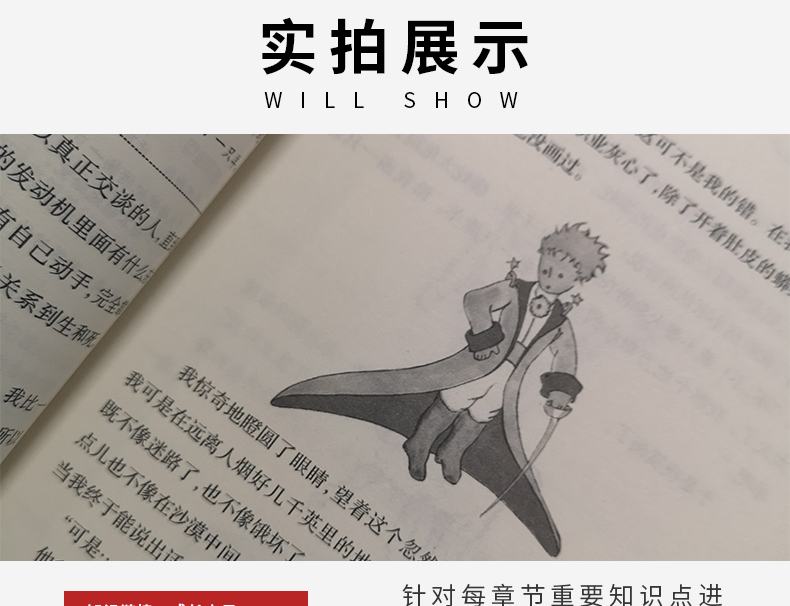 小王子 新编语文教材推荐阅读 曹文轩倾情推荐 世界名著 儿童文学 中小学生课外阅读推荐