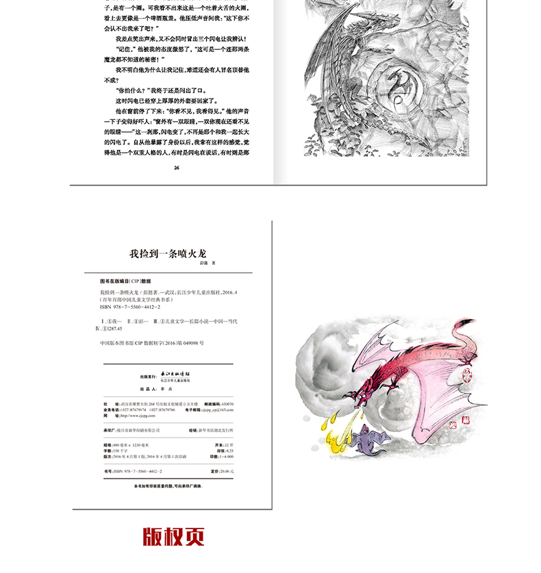 我捡到一条喷火龙 彭懿 百年百部中国儿童文学经典书系