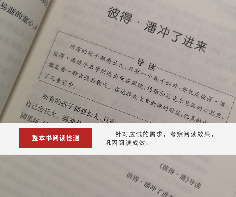 彼得·潘 新编语文教材推荐阅读 曹文轩倾情推荐 世界名著 儿童文学 中小学生课外阅读