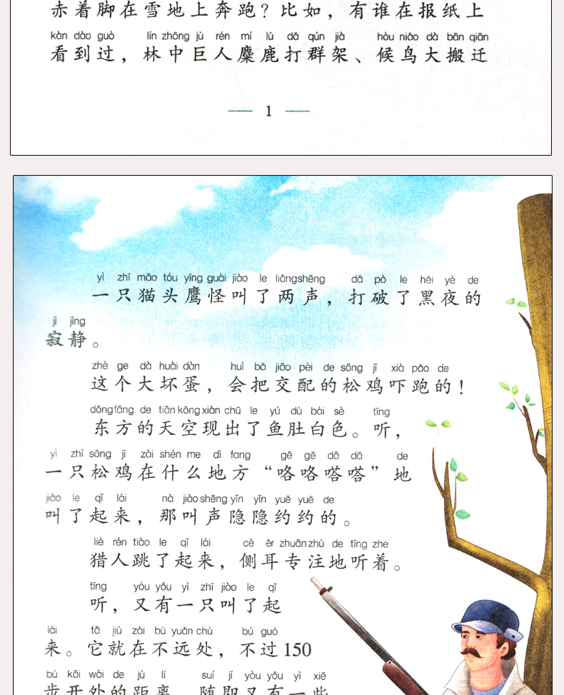 完整版合订本 森林报注音版春夏秋冬正版老师推荐三四年级课外书必读语文7-8-9-12周岁阅读