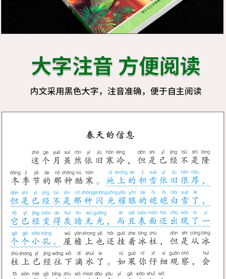 完整版合订本 森林报注音版春夏秋冬正版老师推荐三四年级课外书必读语文7-8-9-12周岁阅读