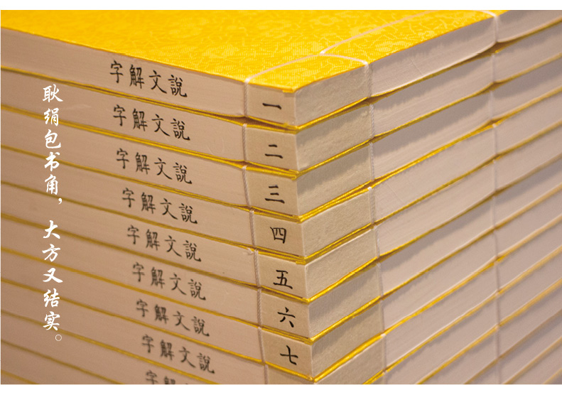 崇贤馆藏书 说文解字四函20册原著无删减 繁体竖排手工宣纸线装书 全注全译字源解析备考东汉许慎康熙字典常用字典注 咬文嚼字书籍